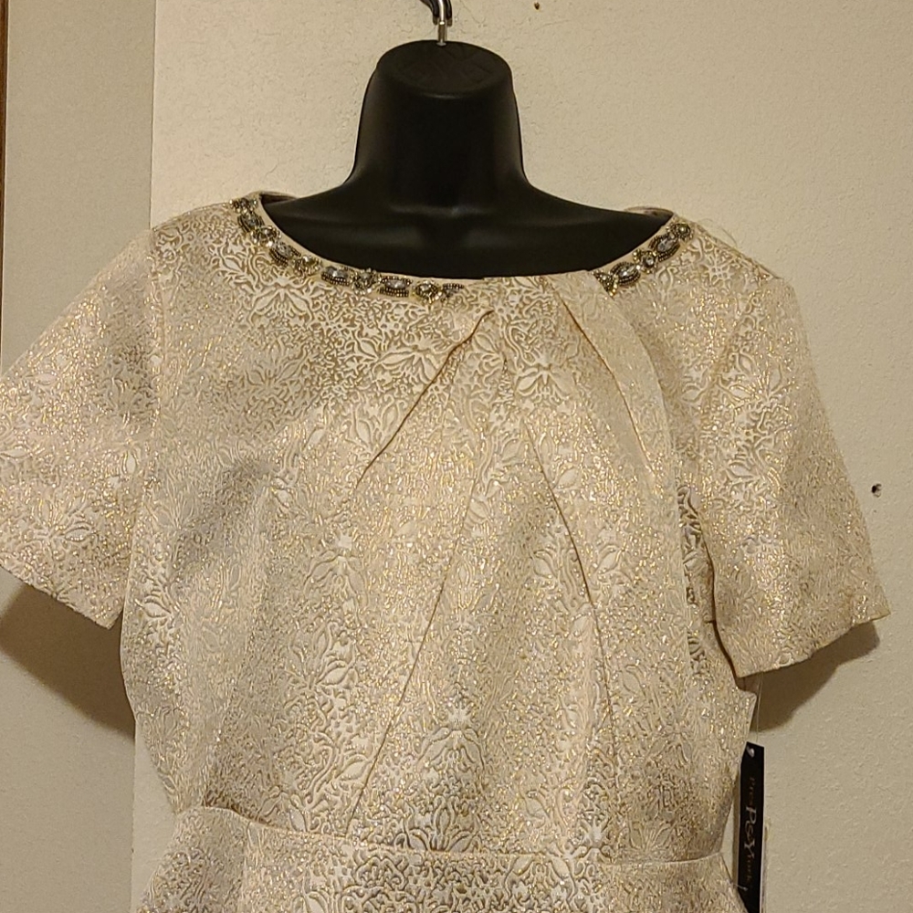 Gold dress